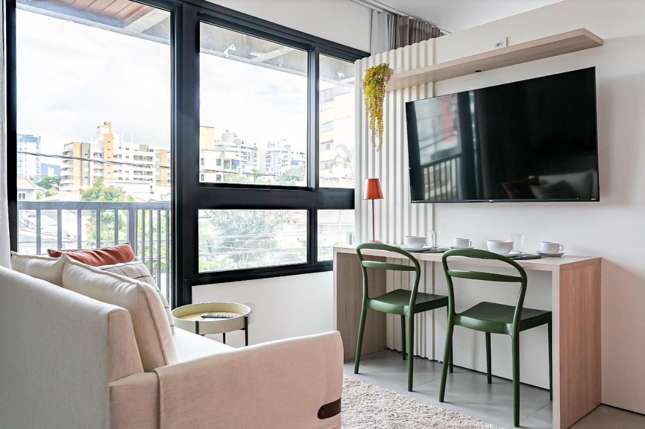 Studio com estacionamento, próximo à Lagoa da Conceição - Trindade Florianópolis Extérieur photo